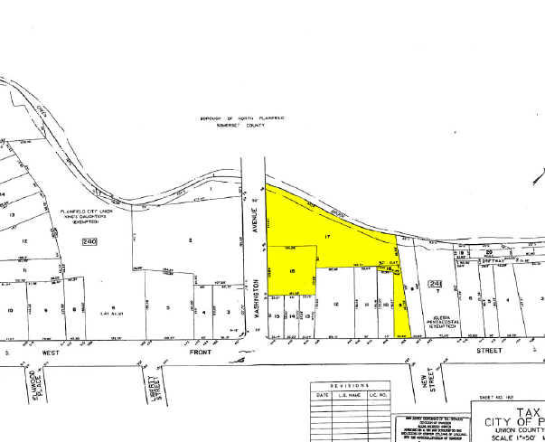 12-18 Washington Ave, Plainfield, NJ for sale - Plat Map - Image 3 of 3