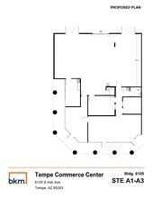 6105 S Ash Ave, Tempe, AZ à louer Plan d’étage- Image 1 de 1