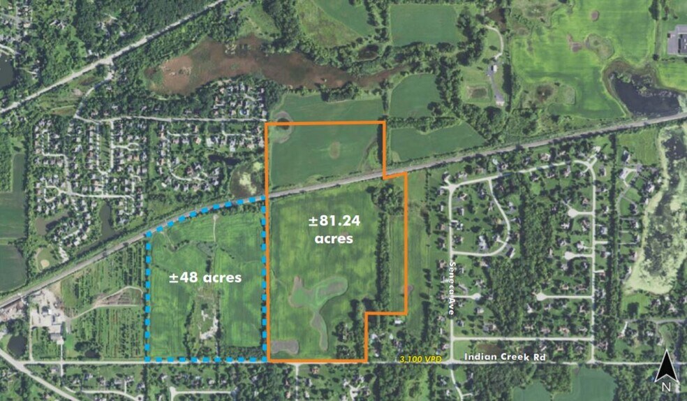 23050 Indian Creek Rd, Mundelein, IL à vendre - Aérien - Image 2 de 3