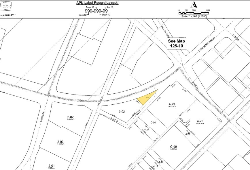 920 Charlottetowne Ave, Charlotte, NC à louer - Plan cadastral - Image 2 de 2
