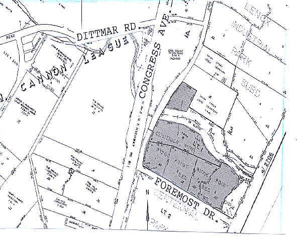 220 Foremost Dr, Austin, TX à louer - Plan cadastral - Image 3 de 42