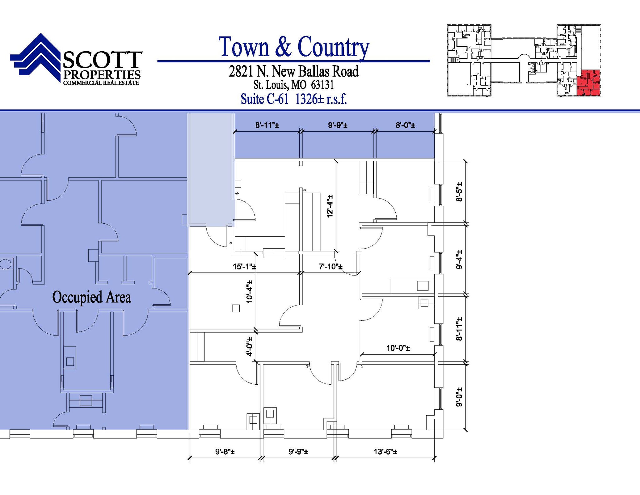 2821 N Ballas Rd, Town And Country, MO à louer Photo intérieure- Image 1 de 1