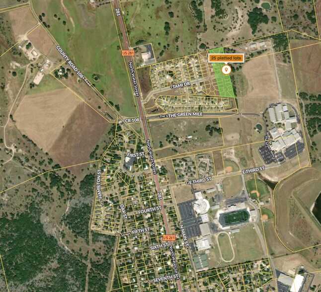 Randall, Burnet, TX à vendre - Aérien - Image 2 de 3