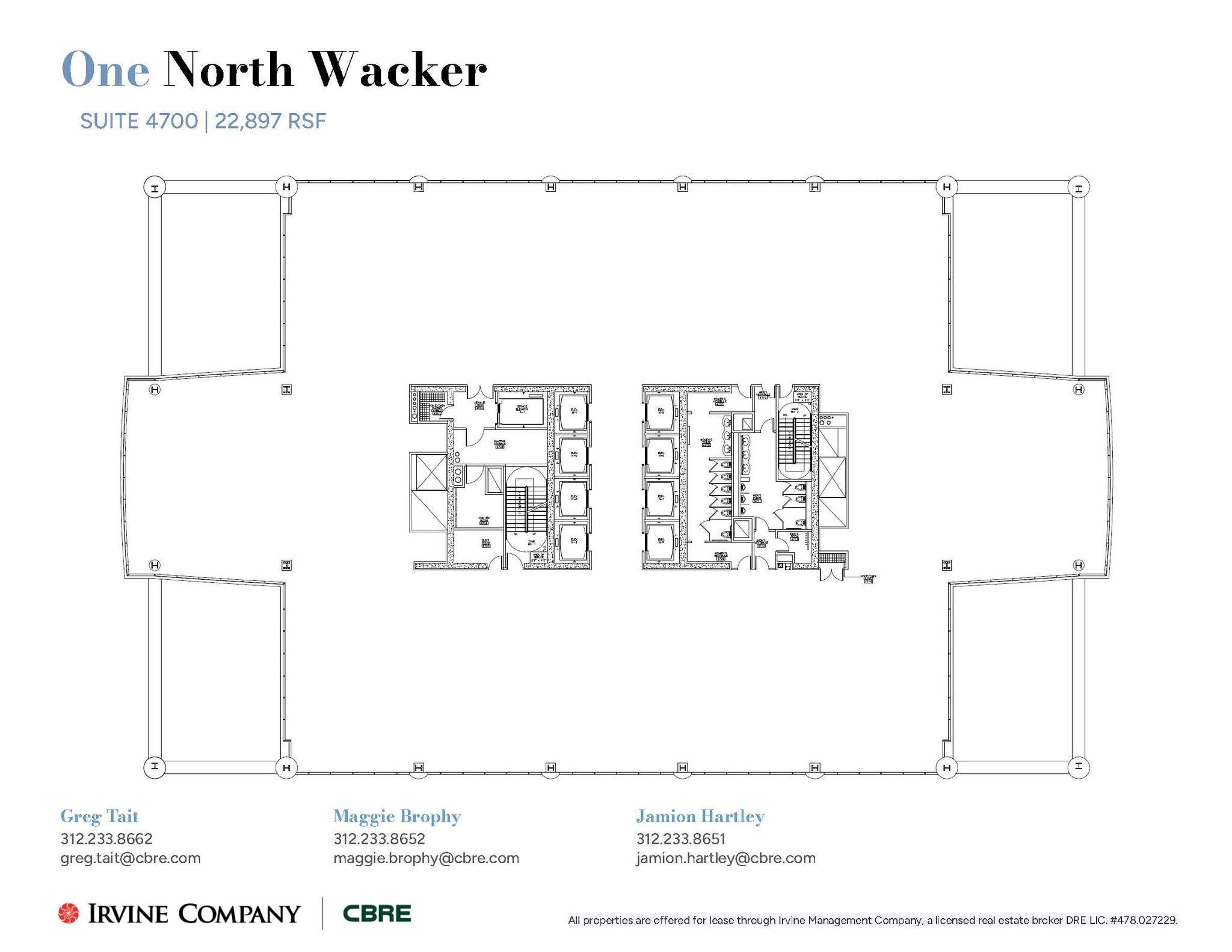 1 N Wacker, Chicago, IL à louer Plan d’étage- Image 1 de 1