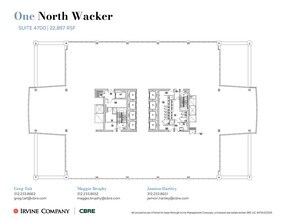 1 N Wacker, Chicago, IL à louer Plan d’étage- Image 1 de 1