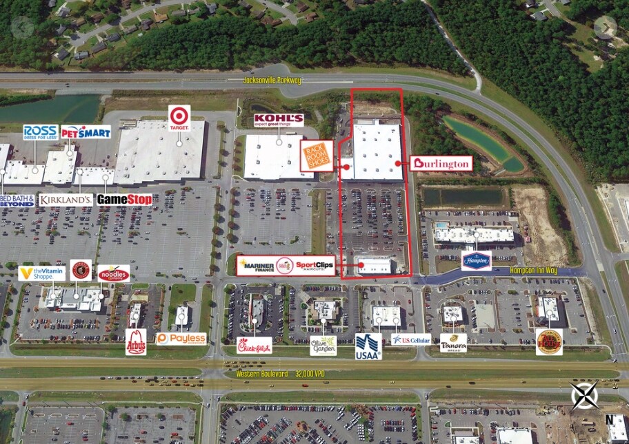 1102 Hampton Inn Way, Jacksonville, NC à vendre Photo principale- Image 1 de 7