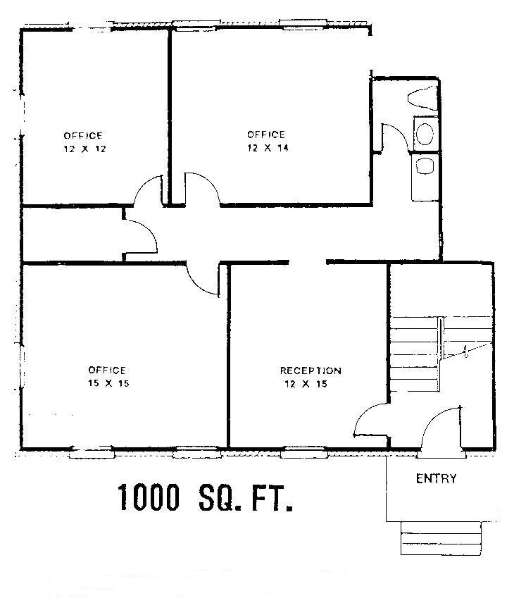 1081 Cambridge Sq, Alpharetta, GA 30009 - Unit A and E -  - Floor Plan - Image 1 of 2