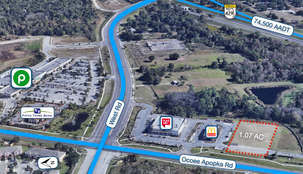 2251 Ocoee Apopka Rd, Ocoee, FL à louer - Aérien - Image 2 de 2