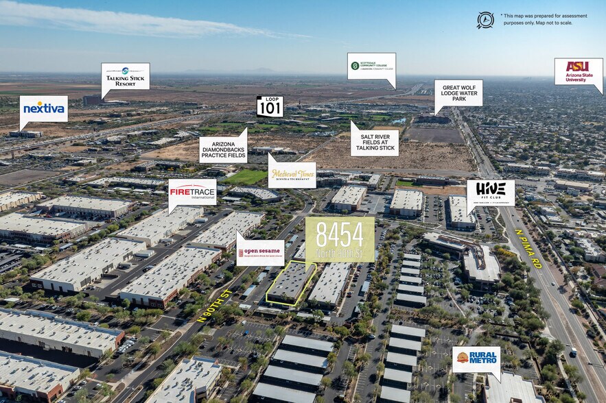 8454 N 90th, Scottsdale, AZ à louer - Aérien - Image 2 de 8