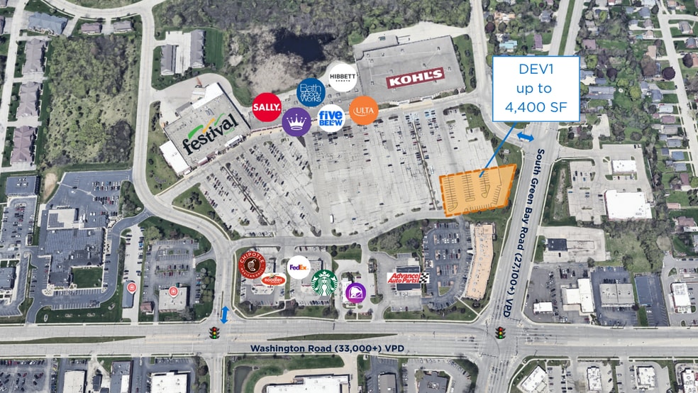 999 S Newman Rd, Mount Pleasant, WI for lease - Site Plan - Image 1 of 2