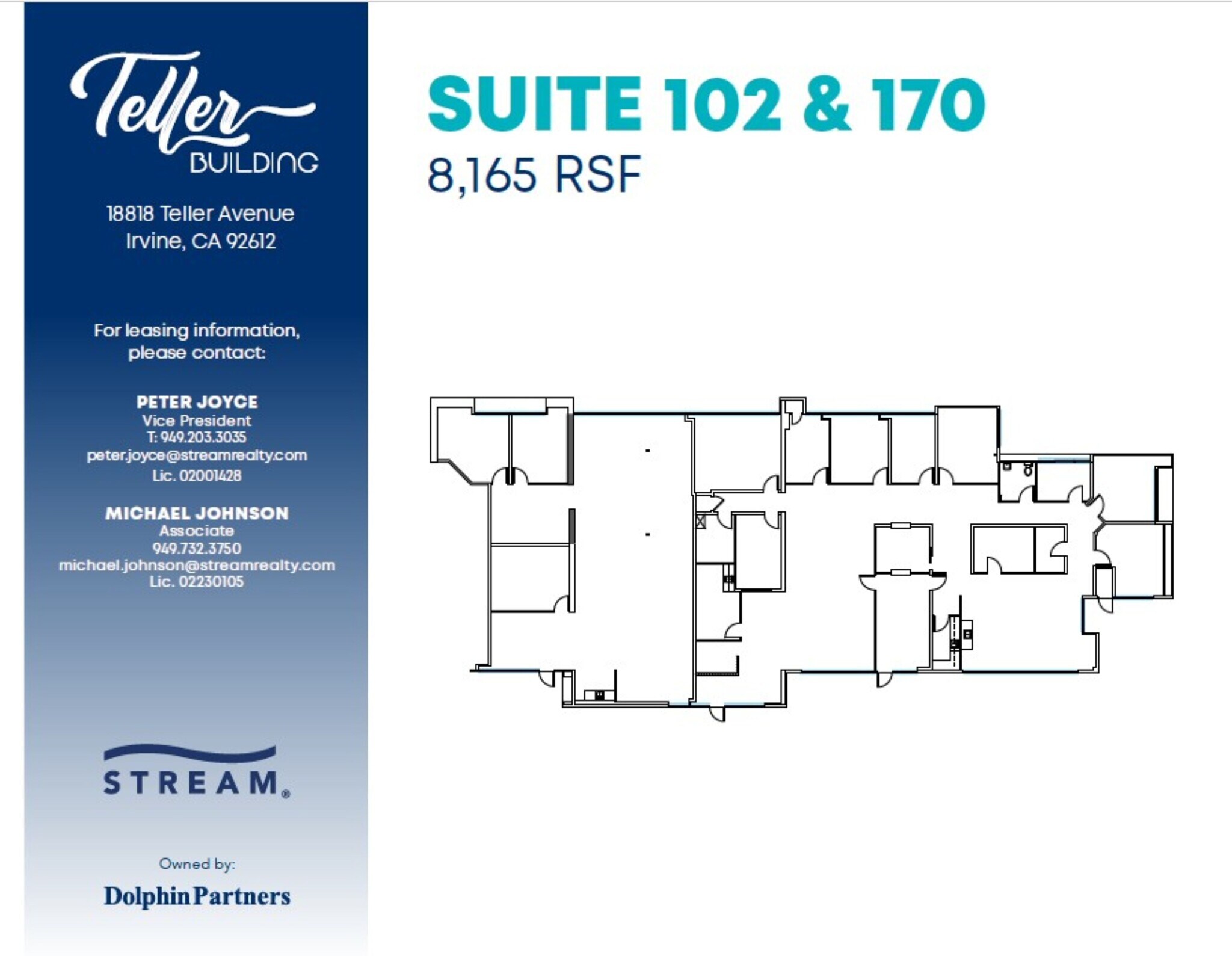 18818 Teller Ave, Irvine, CA à louer Plan d’étage- Image 1 de 2