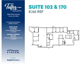 18818 Teller Ave, Irvine, CA à louer Plan d’étage- Image 1 de 2