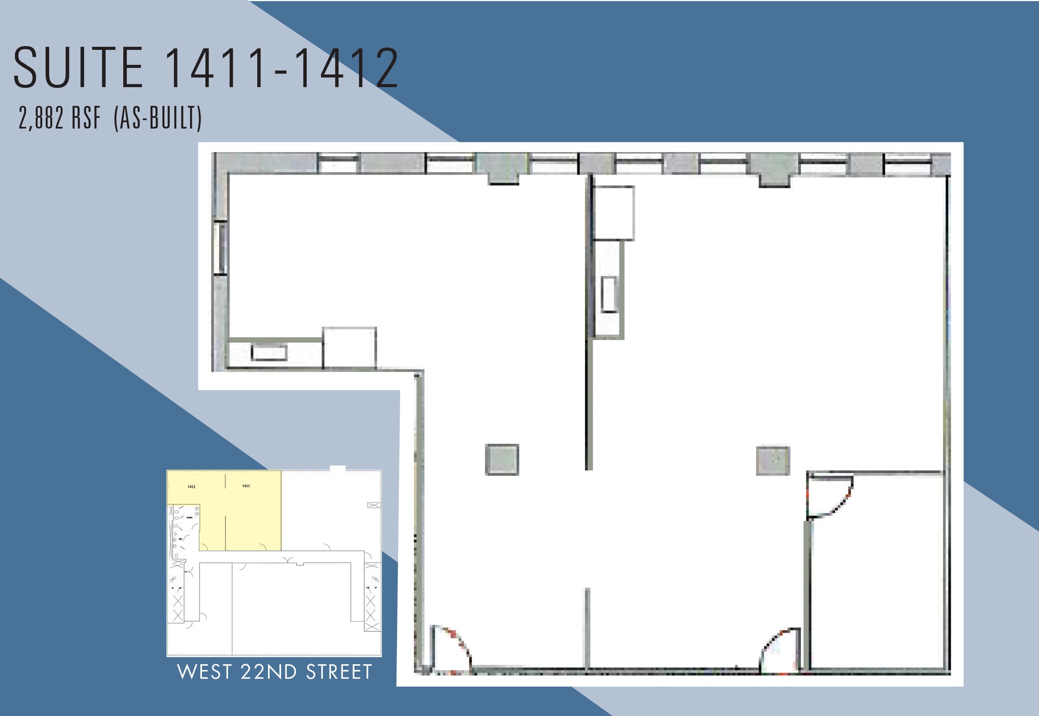 20 W 22nd St, New York, NY à louer Plan d’étage- Image 1 de 7