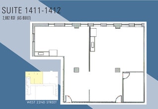 20 W 22nd St, New York, NY à louer Plan d’étage- Image 1 de 7