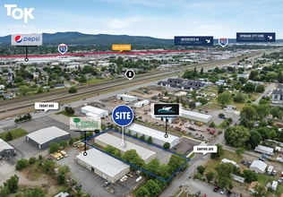 11110 E Empire Ave, Spokane, WA - Aerial map view