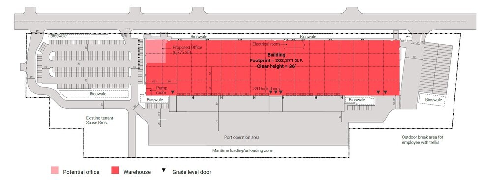 1411 Harbour Way S, Richmond, CA for lease - Site Plan - Image 3 of 6