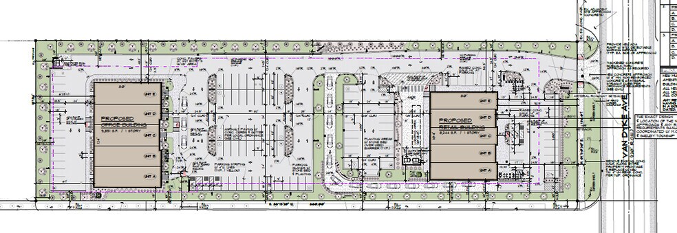 51921 Van Dyke Ave, Utica, MI à louer - Plan de site - Image 2 de 2