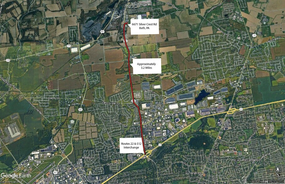 6671 Silver Crest Rd, Bath, PA à vendre - Photo du bâtiment - Image 2 de 2