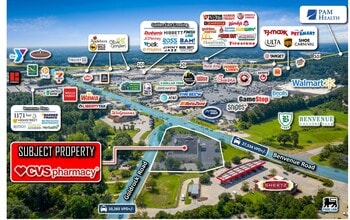 1630 Benvenue Rd, Rocky Mount, NC - AERIAL map view - Image1