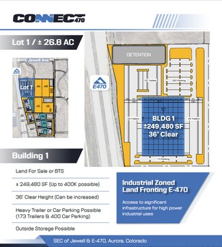 Plus de détails pour E 470, Aurora, CO 80013, Aurora, CO - Industriel à louer