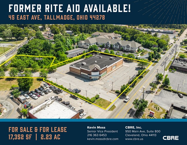 Plus de détails pour 45 East Ave, Tallmadge, OH - Commerce de détail à louer