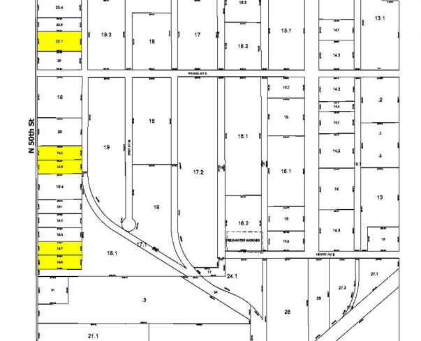 5711 N 50th St, Tampa, FL à louer - Plan cadastral - Image 2 de 11