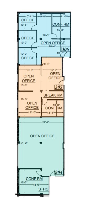 539 Bryant St, San Francisco, CA à louer Plan d  tage- Image 1 de 1