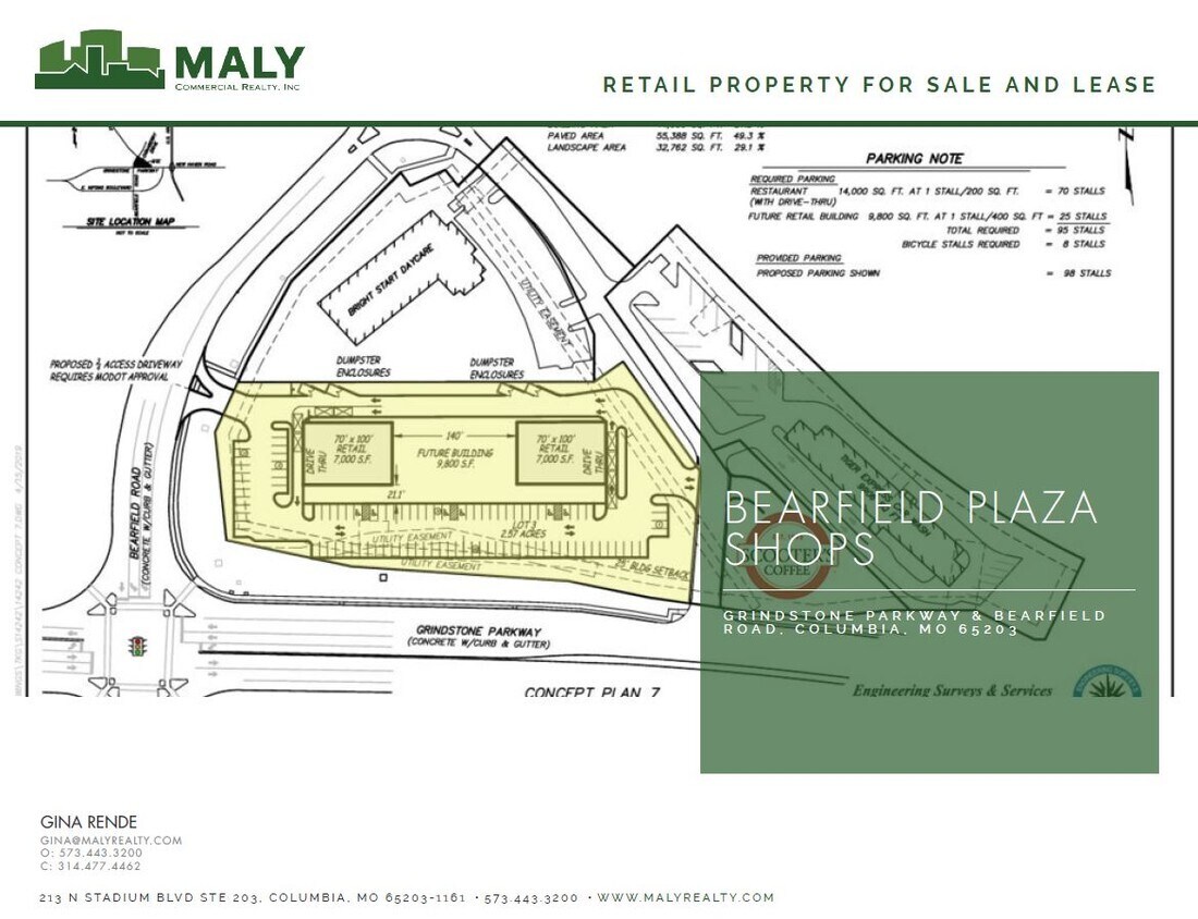 3250 S Bearfield Rd, Columbia, MO for lease Site Plan- Image 1 of 2
