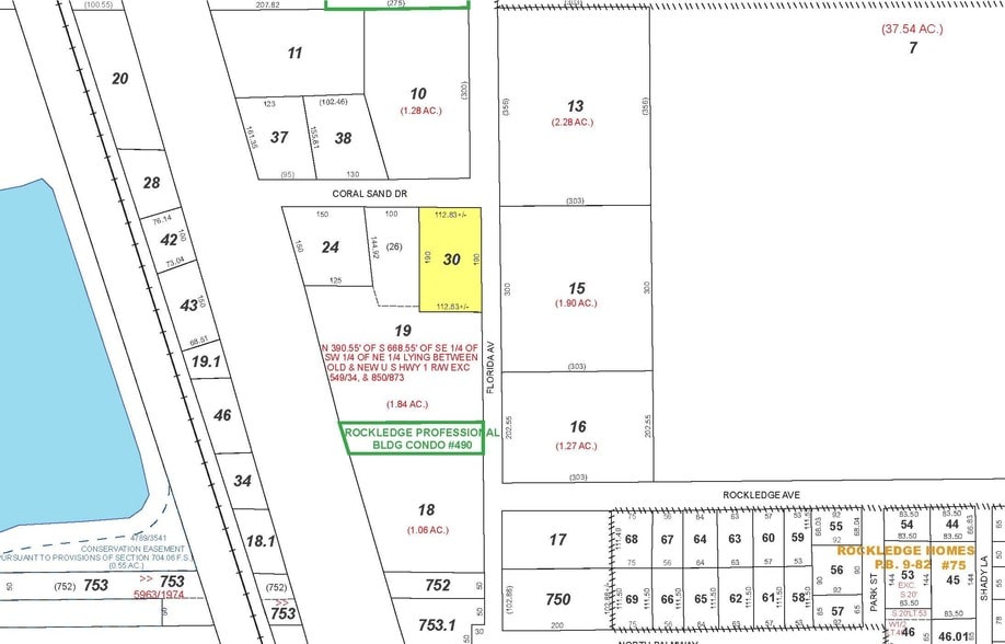 211 Coral Sands Dr, Rockledge, FL for sale - Plat Map - Image 3 of 3