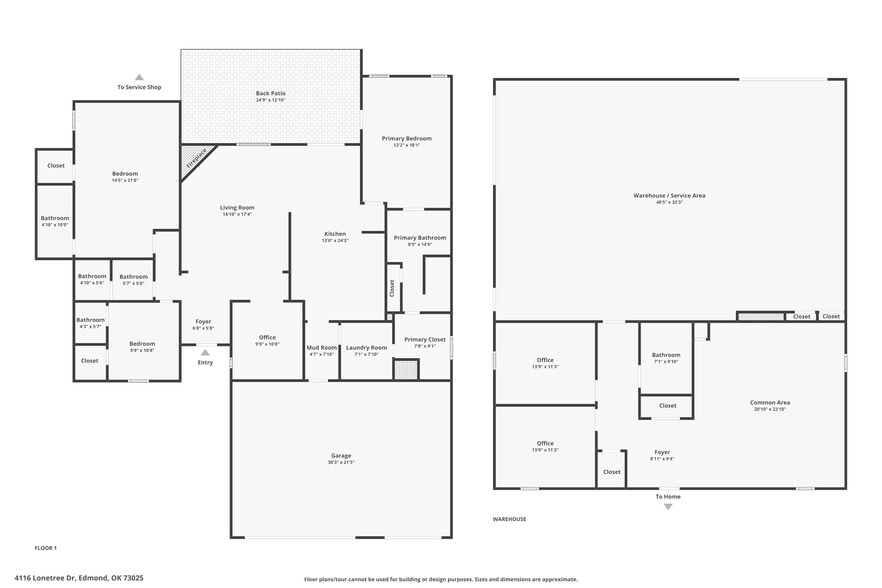 4116 Lonetree Dr, Edmond, OK for sale - Floor Plan - Image 3 of 24