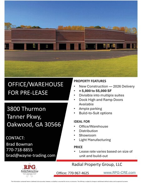 3800 Thurmon Tanner Pkwy, Oakwood, GA à louer - Photo du bâtiment - Image 2 de 4