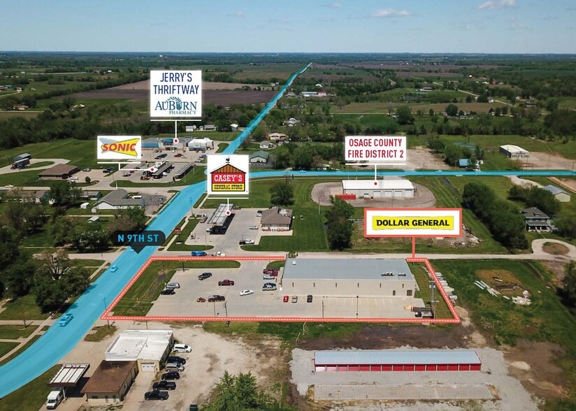 108 N 9th St, Osage City, KS for sale - Aerial - Image 2 of 4