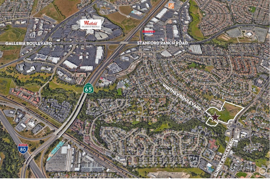 2995 S Whitney Blvd, Rocklin, CA for sale - Aerial - Image 2 of 3
