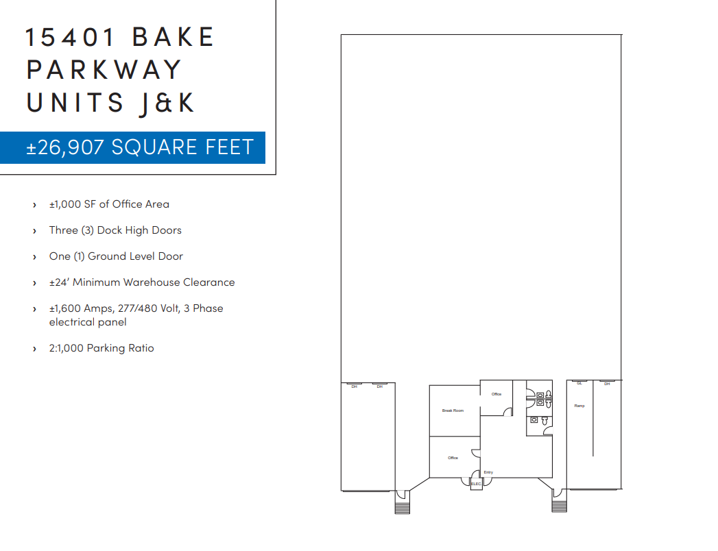 15041 Bake Pky, Irvine, CA for lease Floor Plan- Image 1 of 1