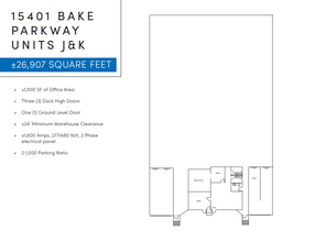 15041 Bake Pky, Irvine, CA for lease Floor Plan- Image 1 of 1