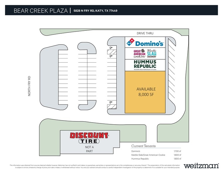 5828 Fry Rd, Katy, TX for lease - Site Plan - Image 2 of 6