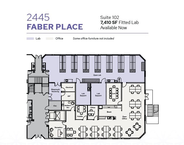 2445 Faber Pl, Palo Alto, CA for lease Floor Plan- Image 1 of 1