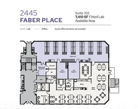 2445 Faber Pl, Palo Alto, CA for lease Floor Plan- Image 1 of 1