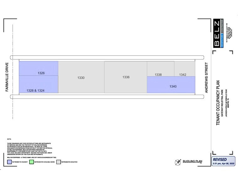1324 Farmville Ave, Memphis, TN for lease - Site Plan - Image 3 of 5