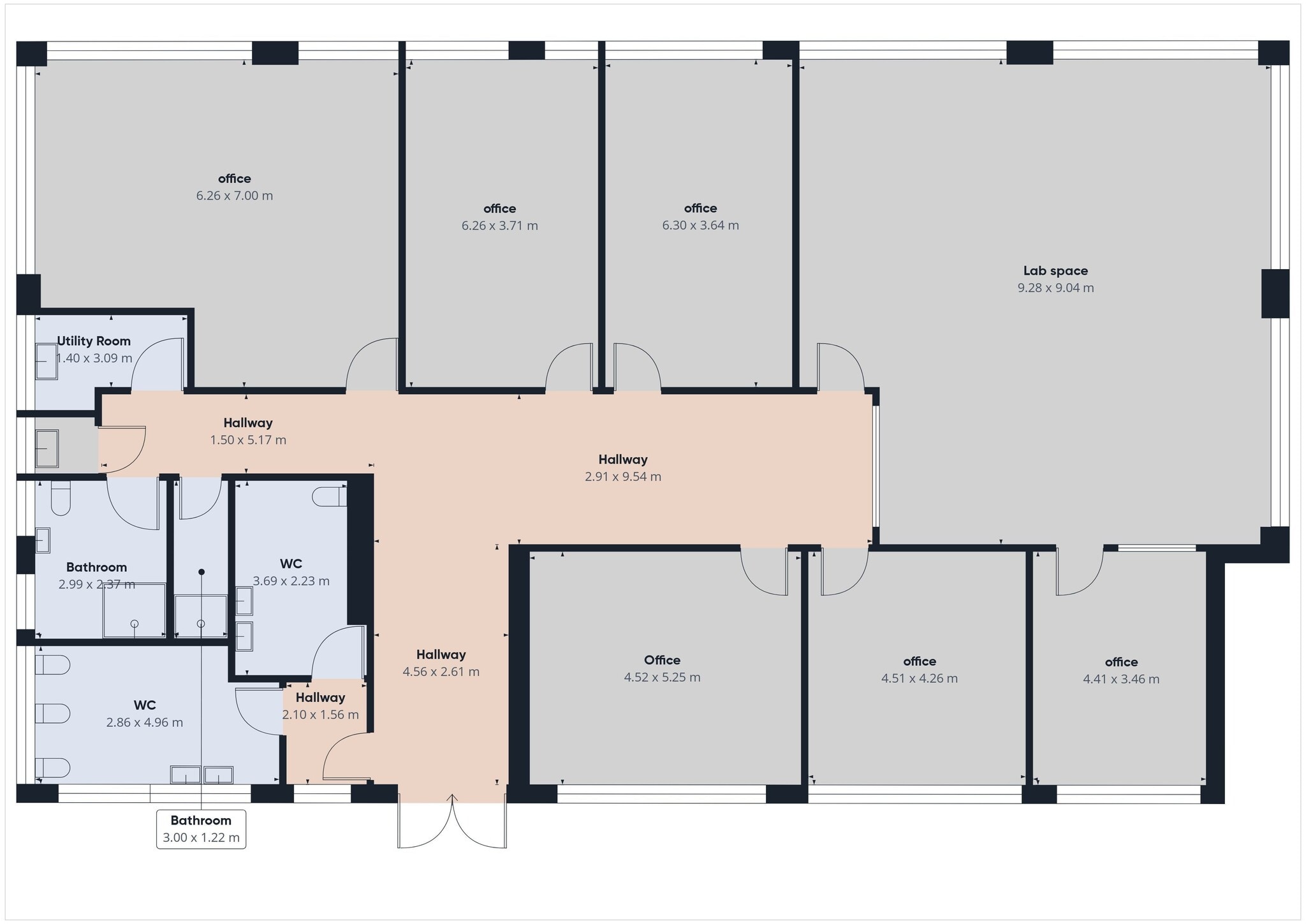 Chowley Oak Ln, Chester for lease Floor Plan- Image 1 of 8