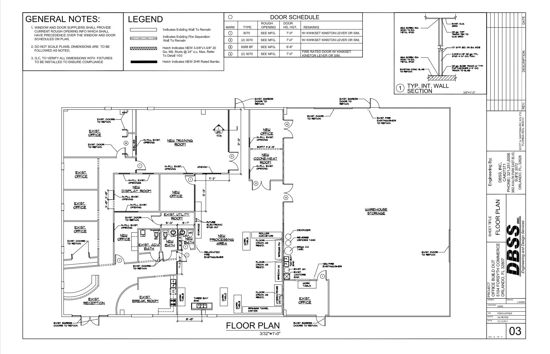 5104 Forsyth Commerce Rd, Orlando, FL for lease Floor Plan- Image 1 of 1