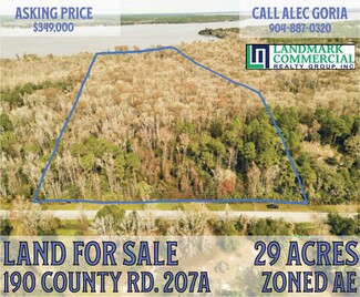 Plus de détails pour 190 County 207A rd, East Palatka, FL - Terrain à vendre