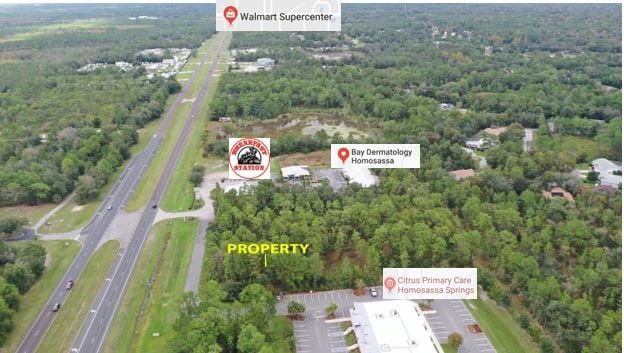 7929 S Suncoast Blvd, Homosassa, FL à vendre - Aérien - Image 2 de 14