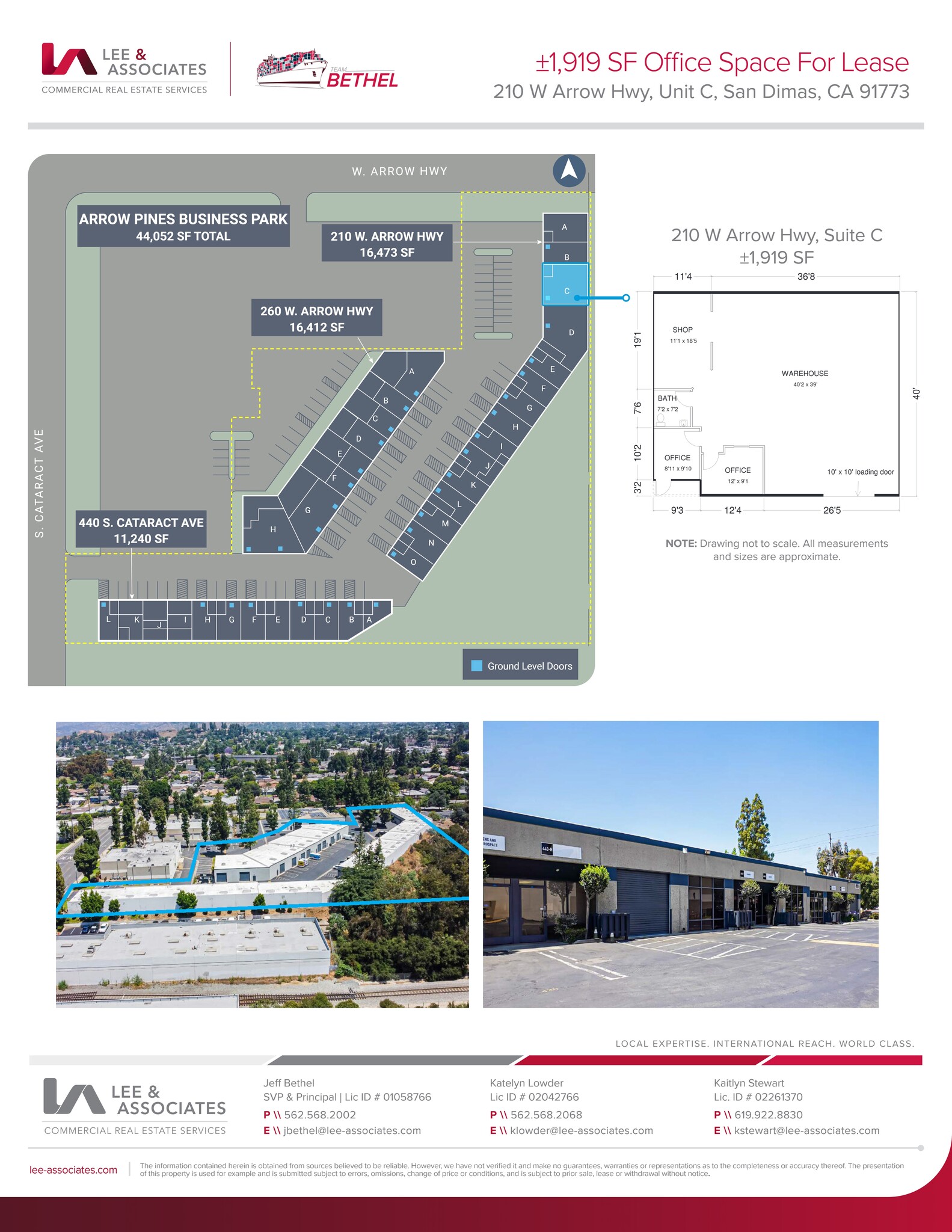 210 W Arrow Hwy, San Dimas, CA for lease Site Plan- Image 1 of 2