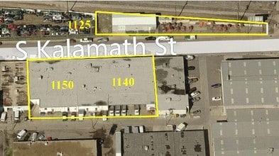 1140-1156 S Kalamath St, Denver, CO - AERIAL  map view