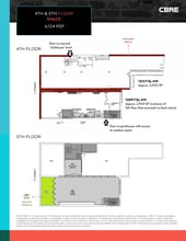 1309-1313 F St NW, Washington, DC à louer Plan d’étage- Image 1 de 1