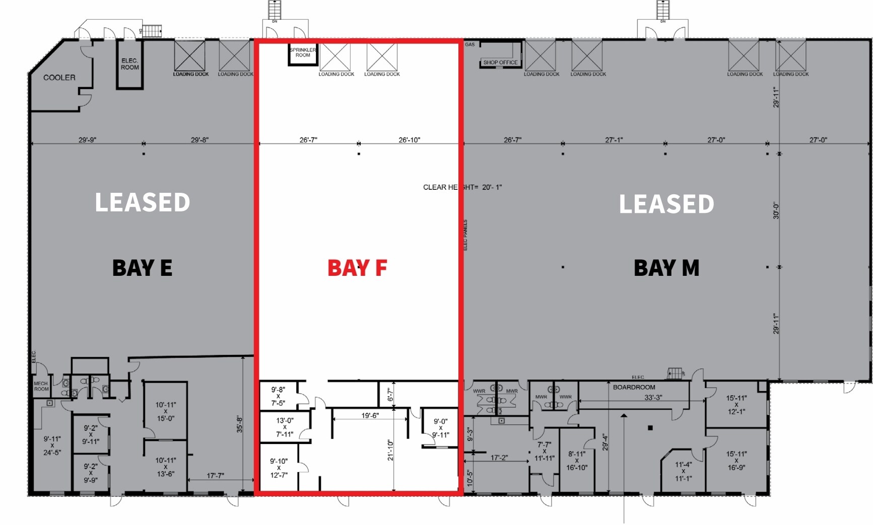 4040-8081 40 St SE, Calgary, AB for lease Floor Plan- Image 1 of 1