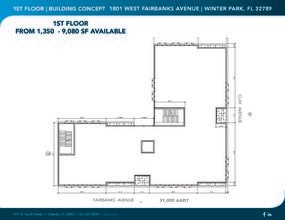 1801 W Fairbanks Ave, Winter Park, FL for lease Floor Plan- Image 1 of 1
