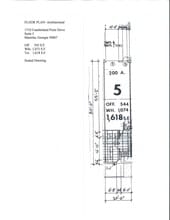 1710 Cumberland Point Dr SE, Marietta, GA à louer Plan de site- Image 1 de 1