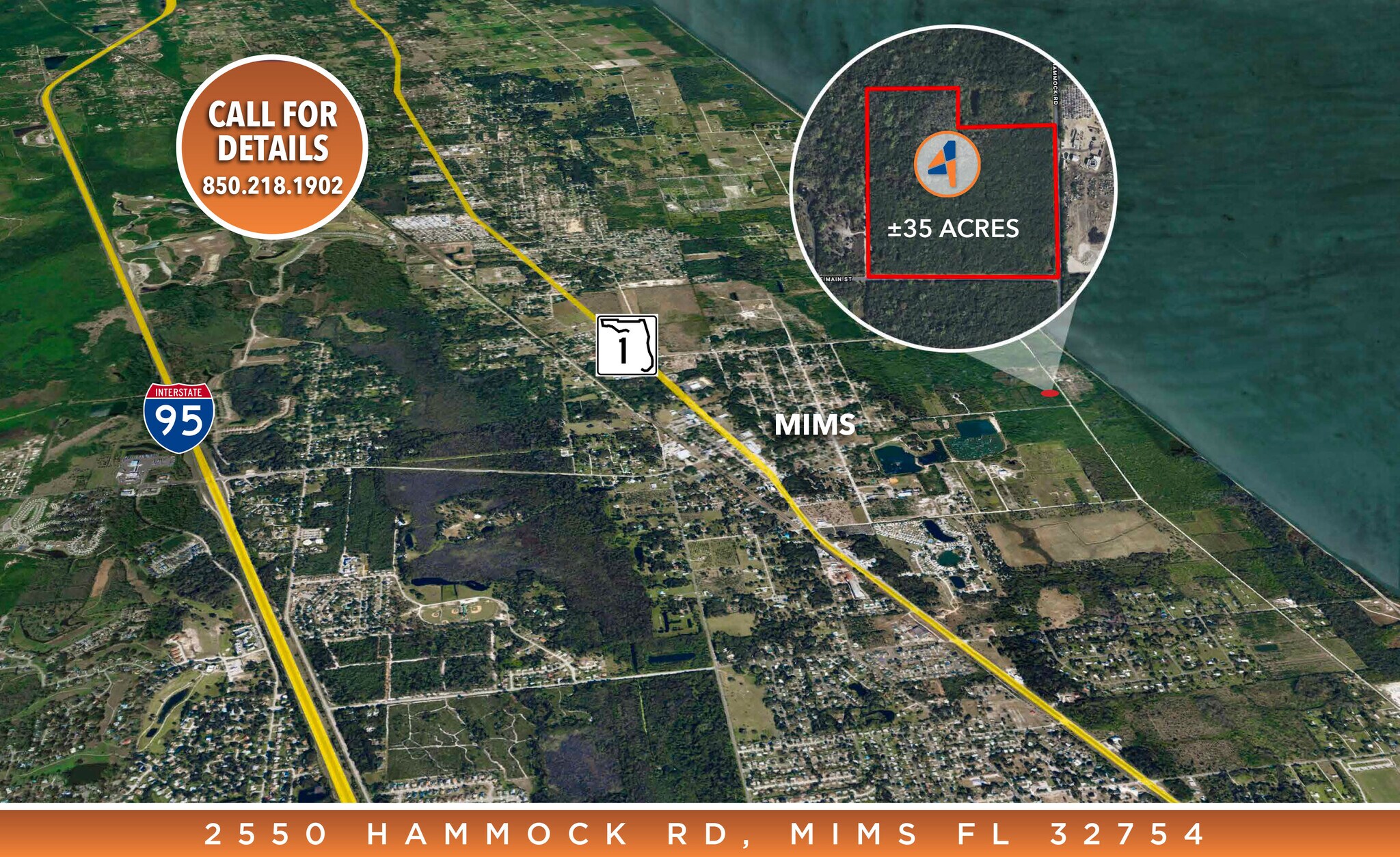 2550 Hammock Rd, Mims, FL à vendre Photo du bâtiment- Image 1 de 6